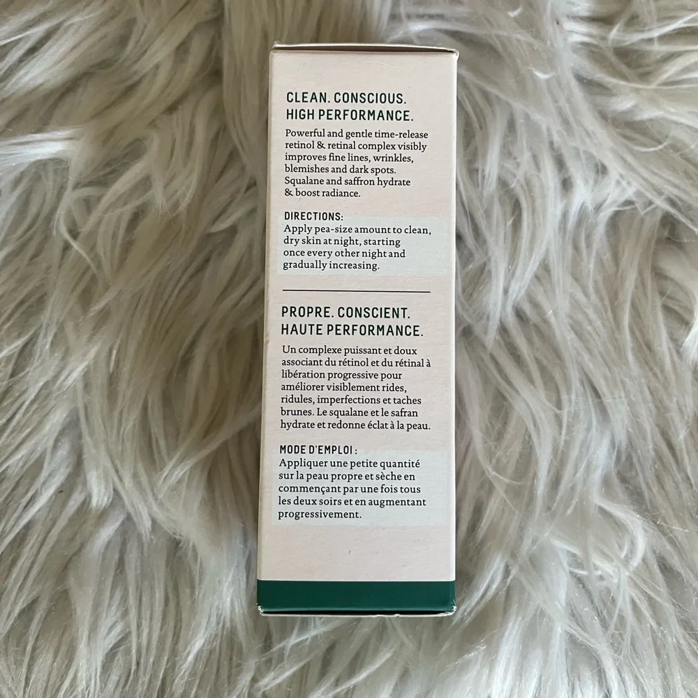{Biossance} Squalane + Retinol Night Serum - Size 30 ml (1 fl oz) - NWT